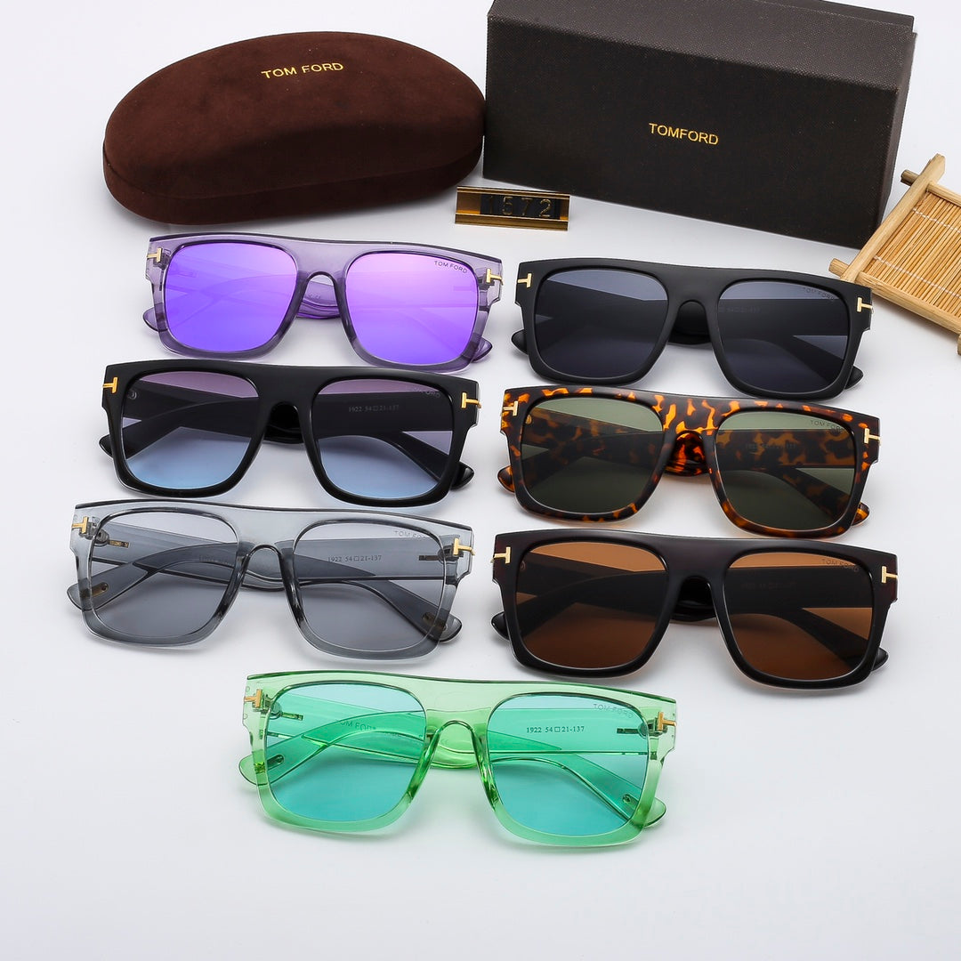 7 Colors Fashion Square-Framed Sunglasses—1573