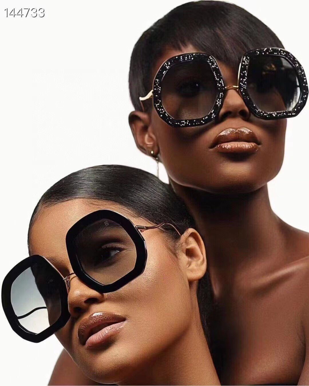 7-Color Stylish Frosted Frame Sunglasses - 1588
