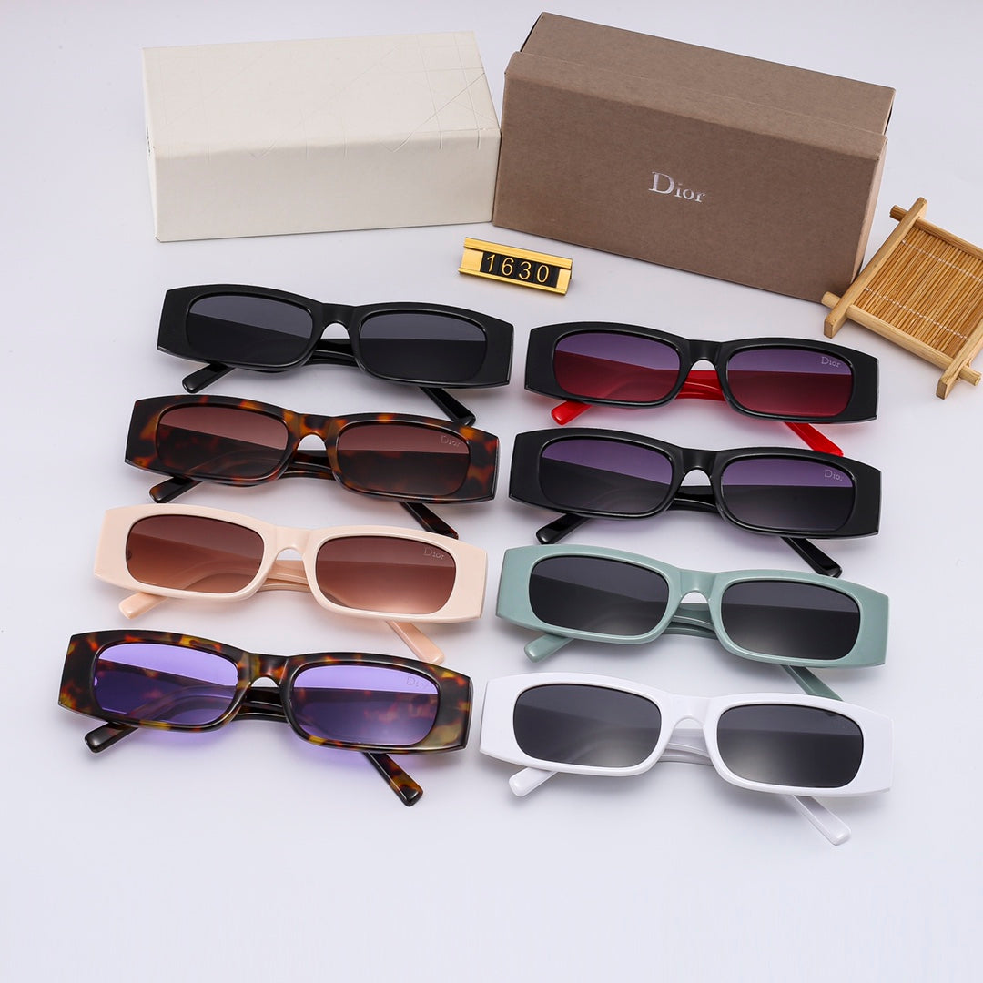 8 colors Stylish small square-frame sunglasses — 1630