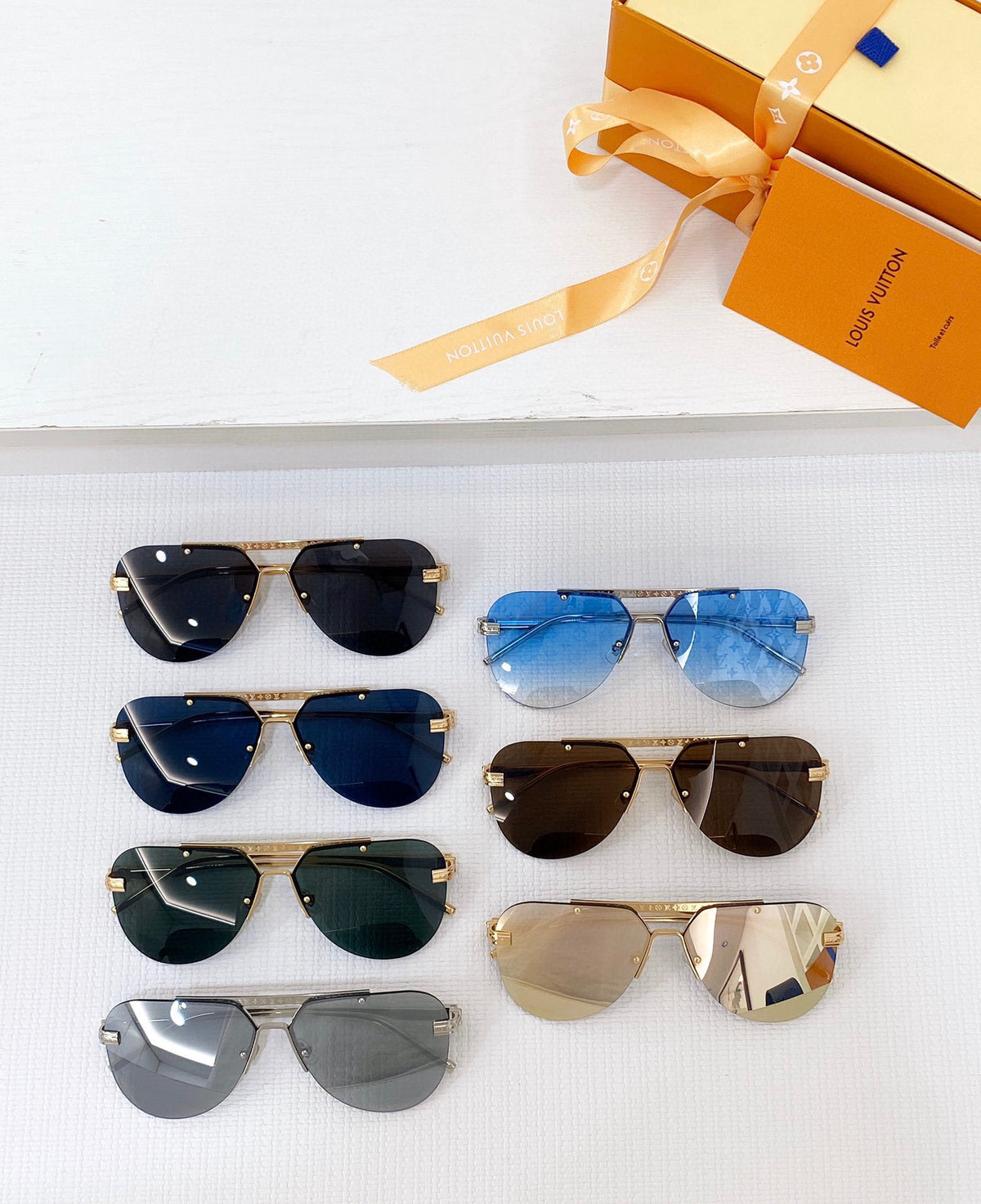 High-quality 7-color stylish round sunglasses