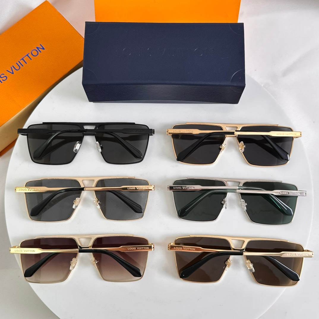 High-quality 6-color stylish square sunglasses