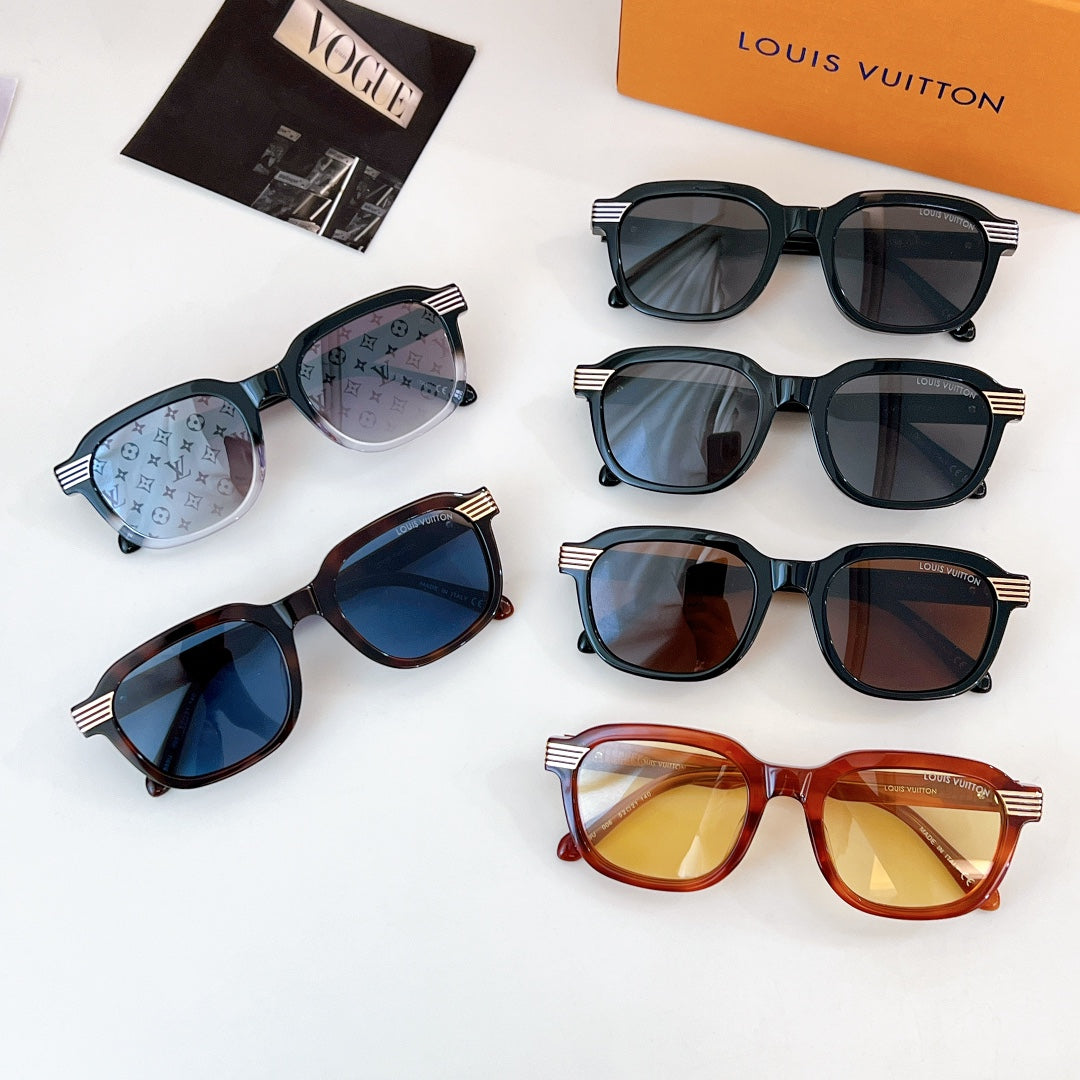 High-quality 6-color stylish square sunglasses
