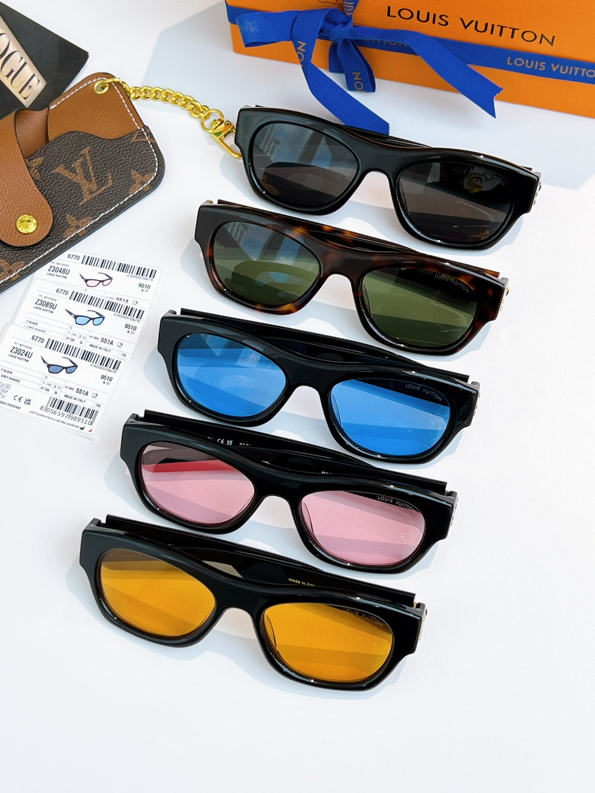High-quality 5-color stylish square sunglasses
