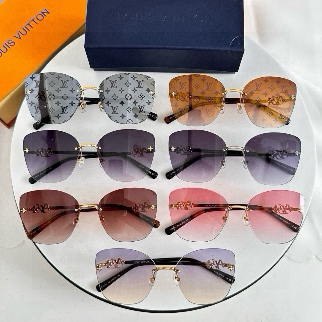 High-quality 7-color stylish square sunglasses