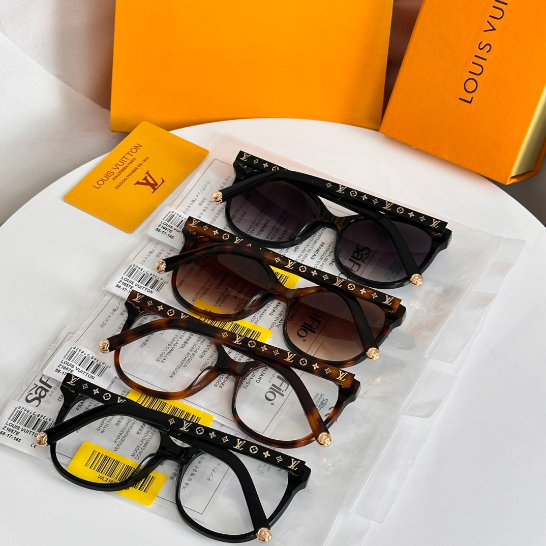 High-quality 4-color stylish square sunglasses