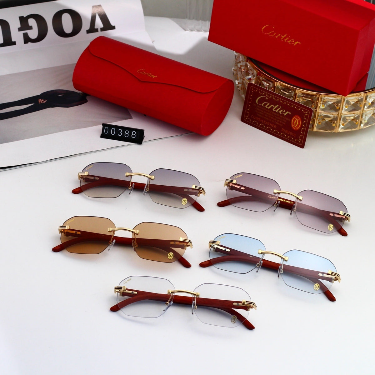 5 Colors Fashion Sunglasses—00388