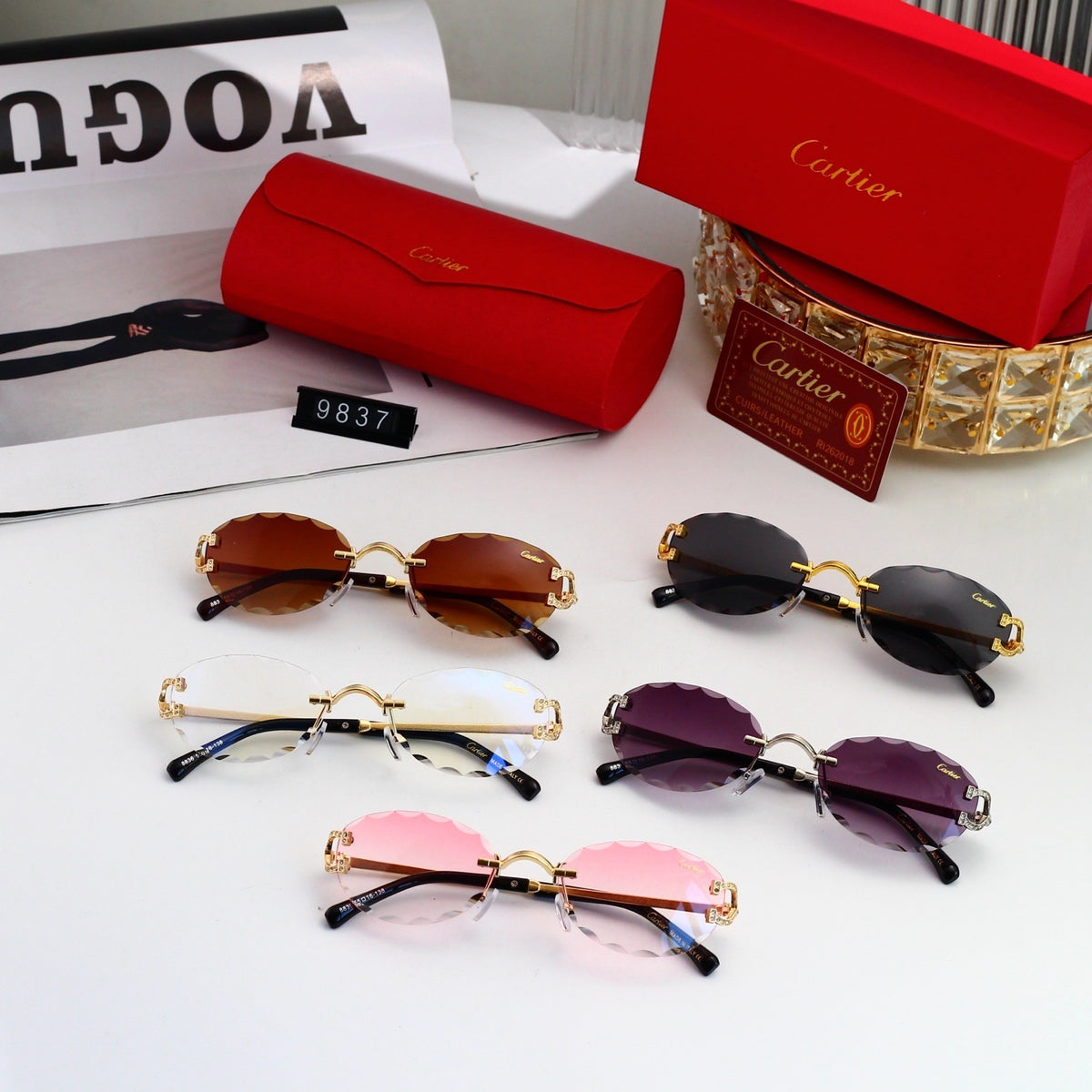 5 Colors Fashion Sunglasses—9837