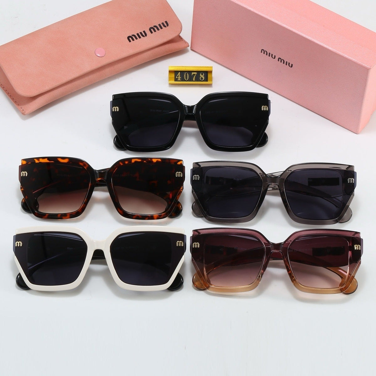 5 Colors Fashion Sunglasses—4078