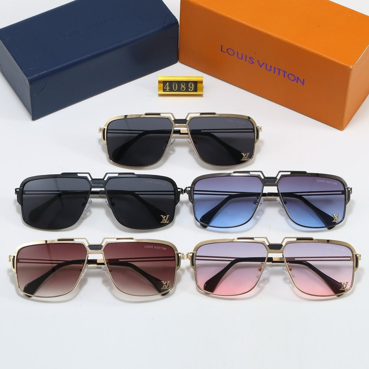 Metal 5 Colors Fashion Sunglasses—4089