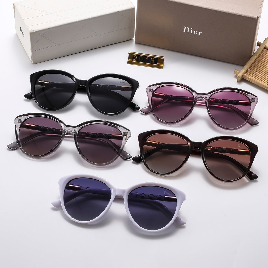 5 Colors Stylish Oval Sunglasses — 2018