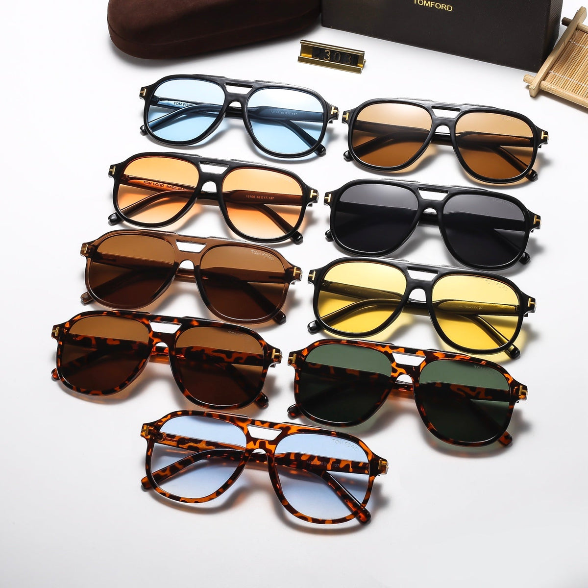 Hot Round 8 Colors Fashion Sunglasses 2303