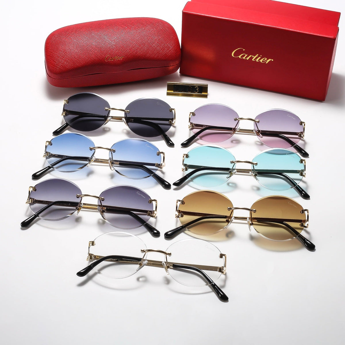 7 Colors Fashion Sunglasses—2363