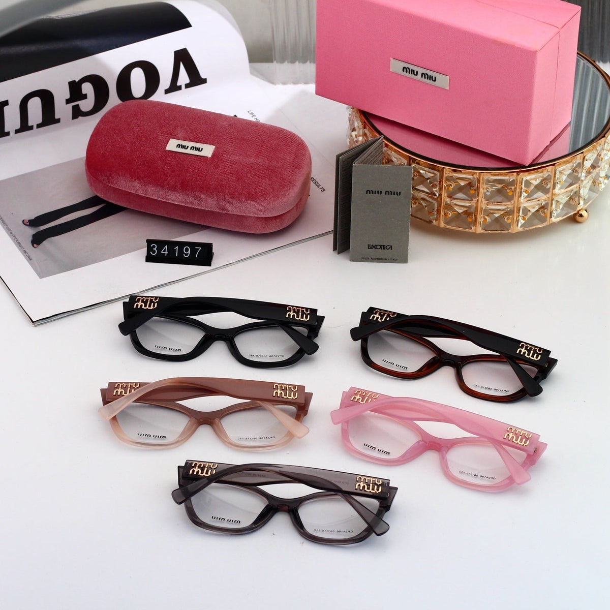 5-Color Stylish Round Non-Prescription Sunglasses—34197