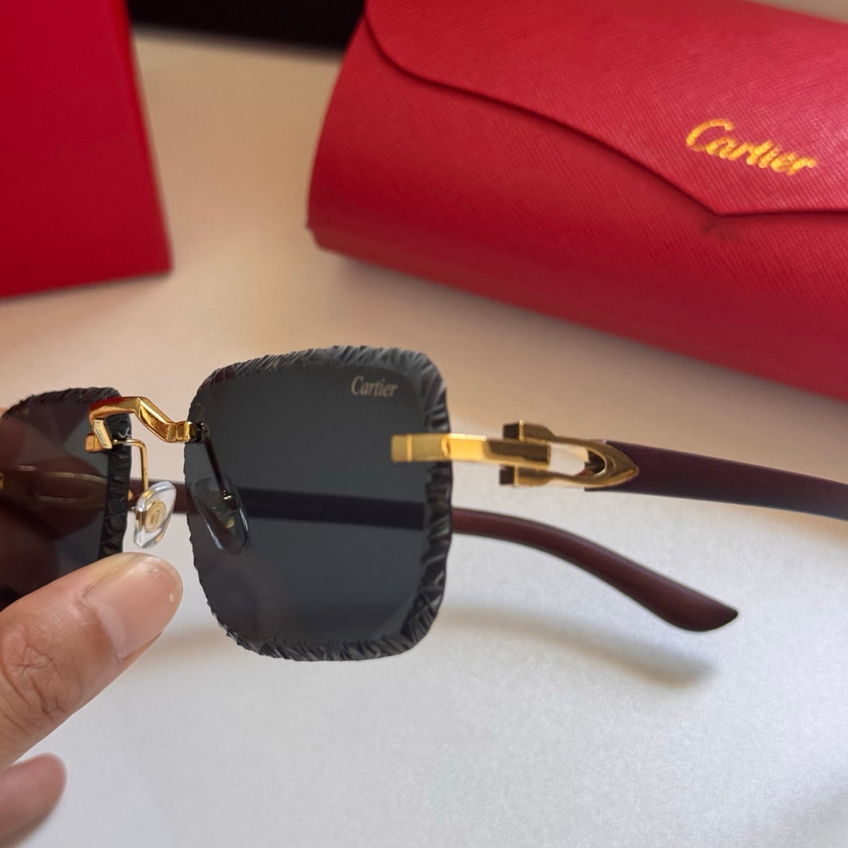 Cartier Rectangular 5-Color Premium Sunglasses ZS0007
