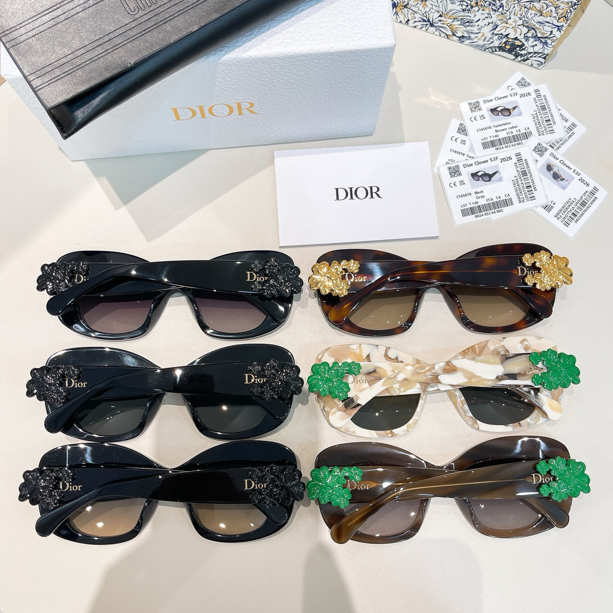 High-quality 6-color stylish square sunglasses
