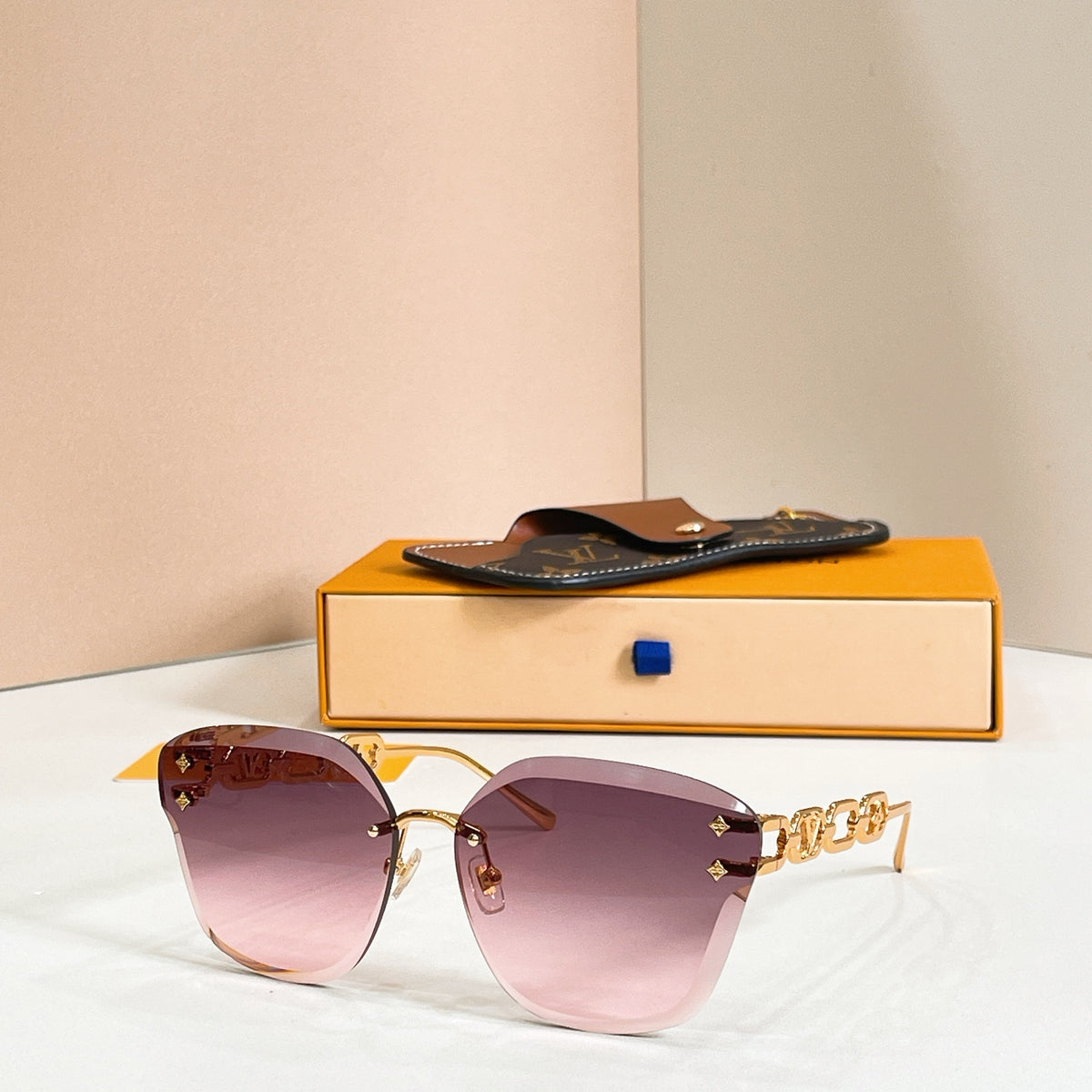High-quality 9-color stylish square sunglasses
