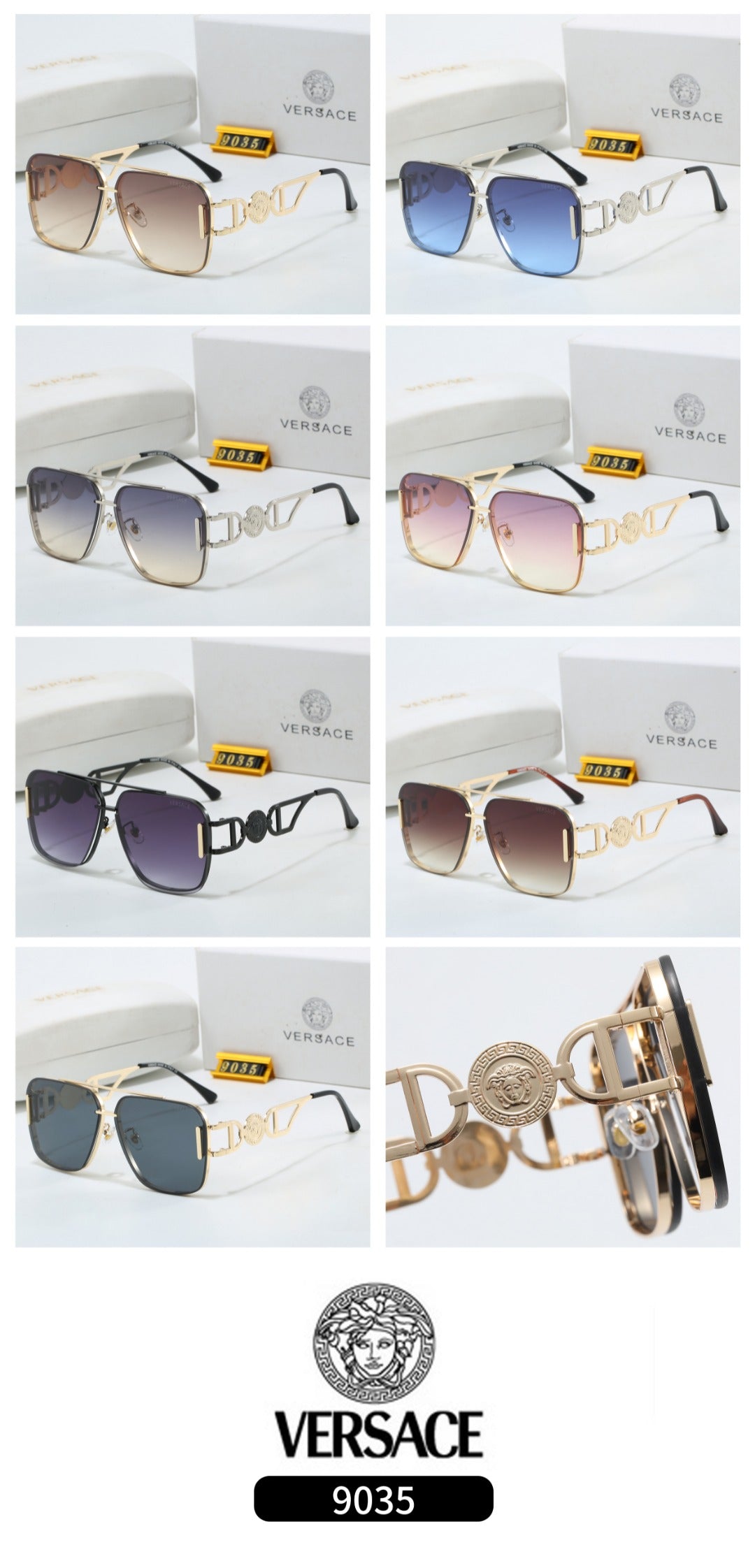 7 Colors Fashion Sunglasses—9035