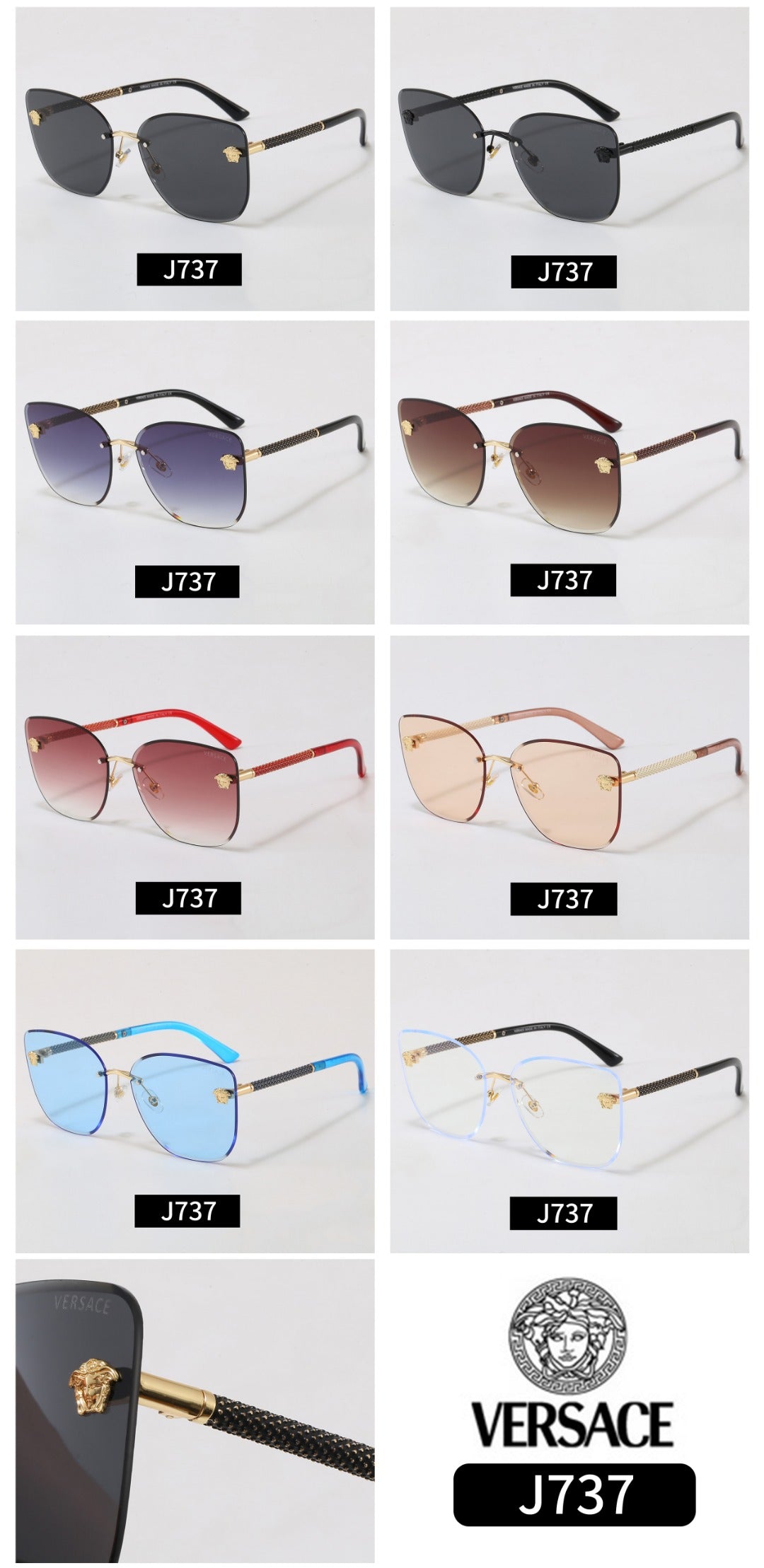 6 Colors Fashion Sunglasses J737