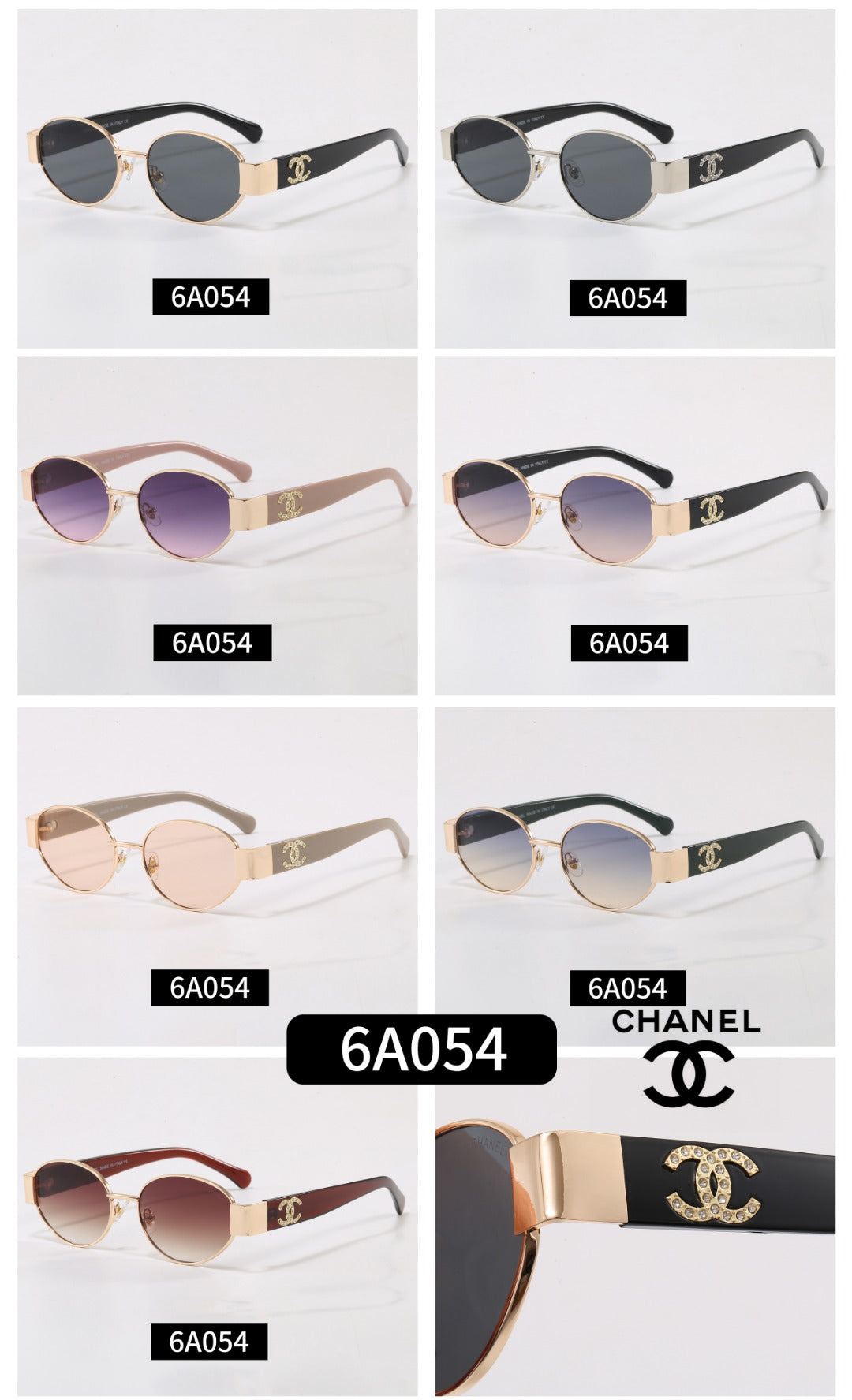 5 Colors Fashion Sunglasses 6A054