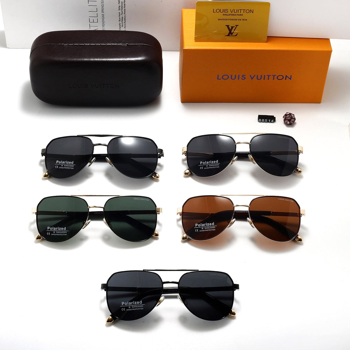 Fashion aviator Sunglasses—88514