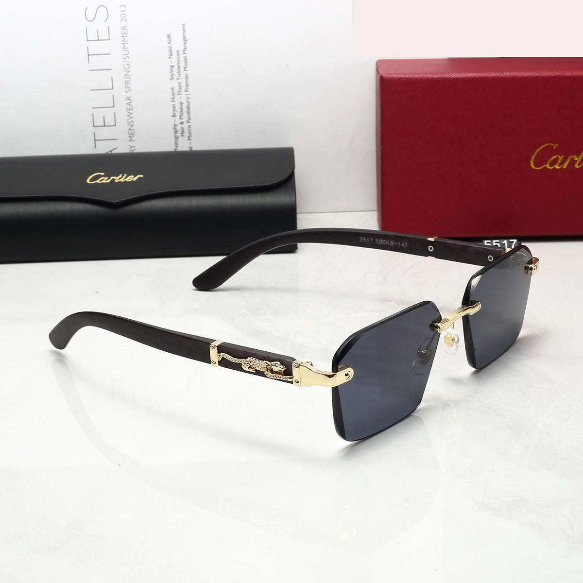 5 Colors Fashion Sunglasses 5517