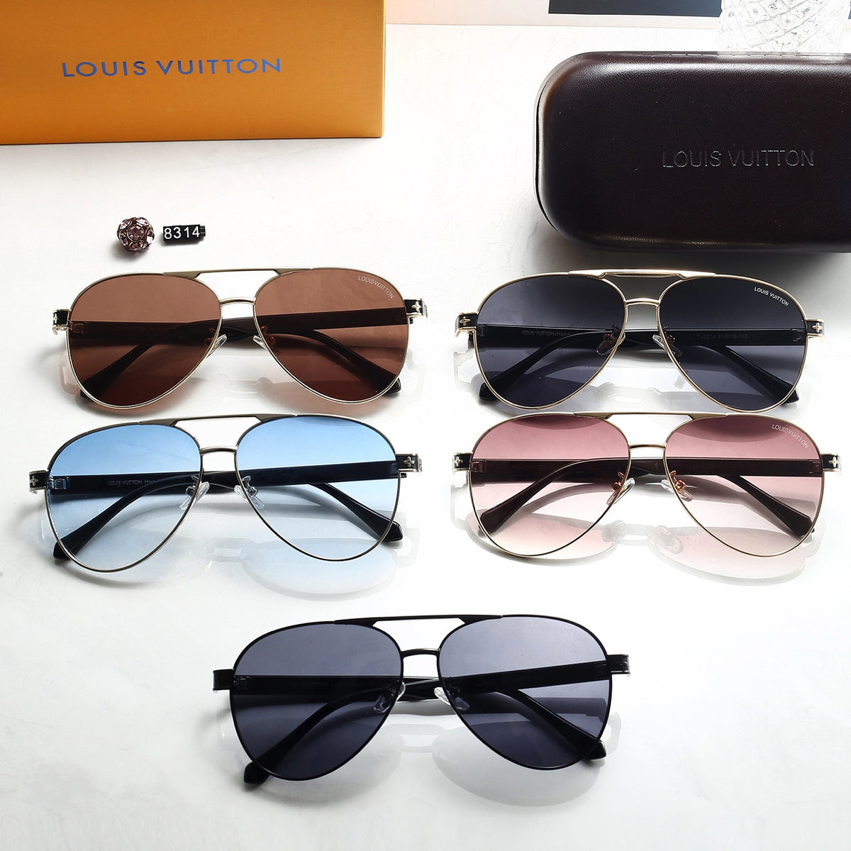 5 Colors Fashion Sunglasses 8314