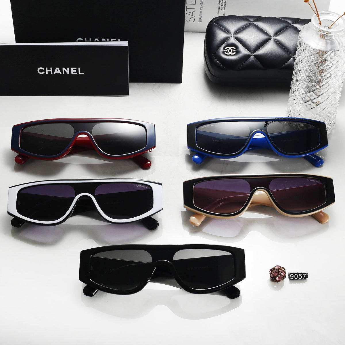 5 Colors Fashion Sunglasses 9057