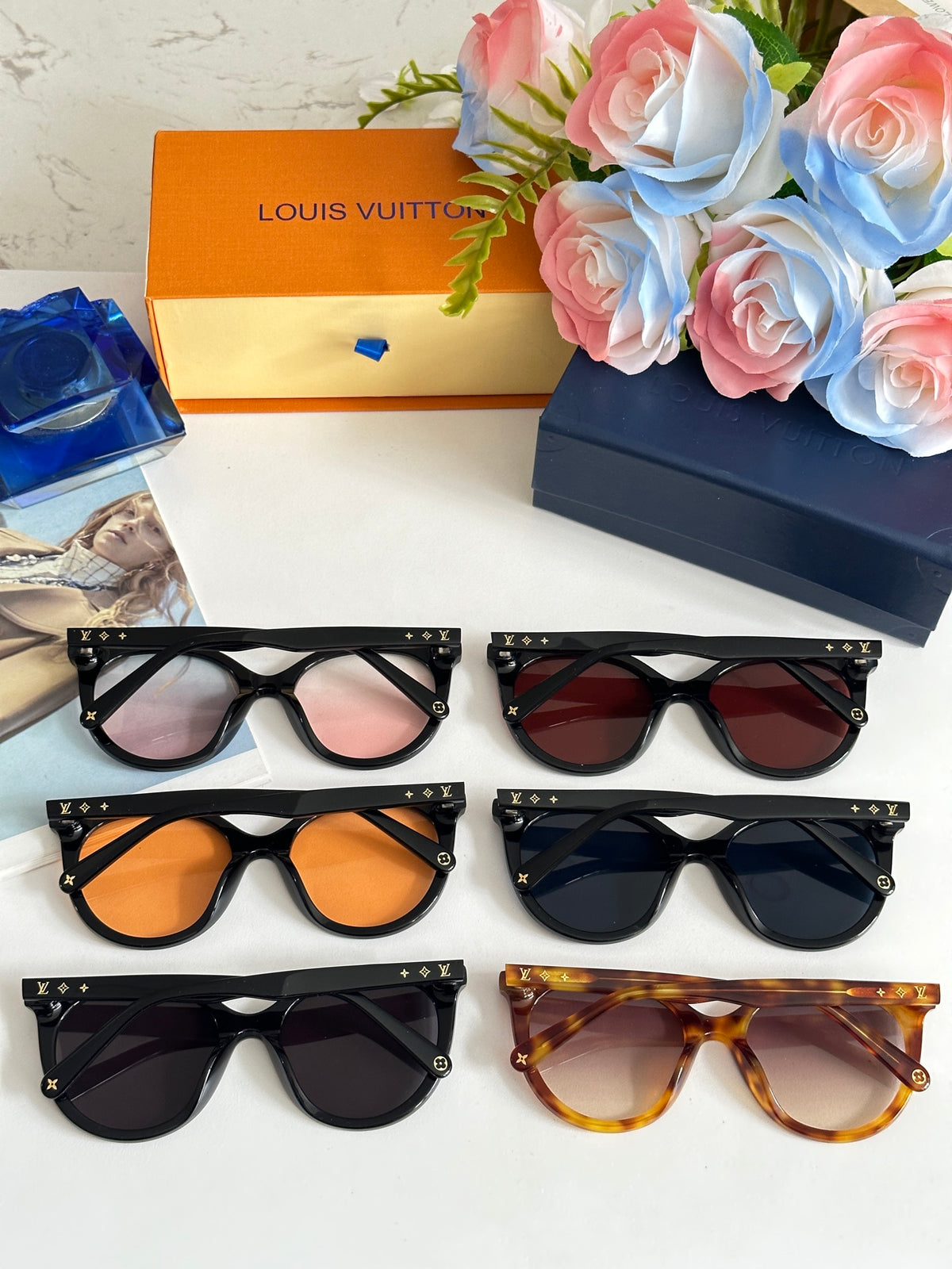High-quality 6-color stylish round sunglasses