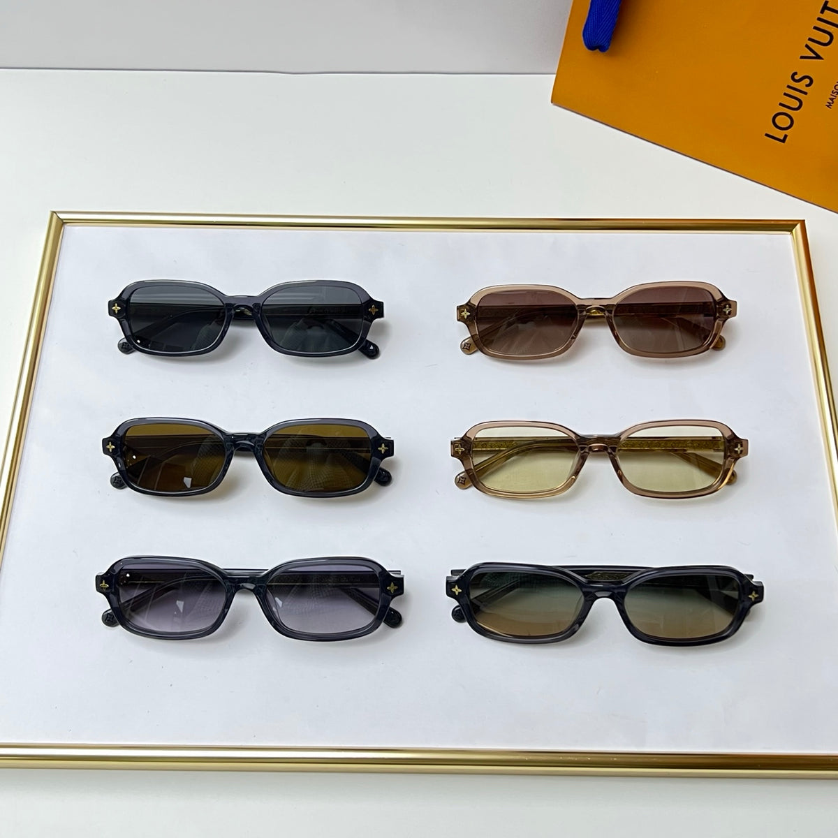High-quality 6-color stylish square sunglasses