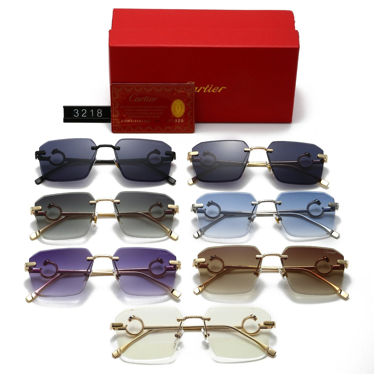 7 Colors Fashion Sunglasses—3218