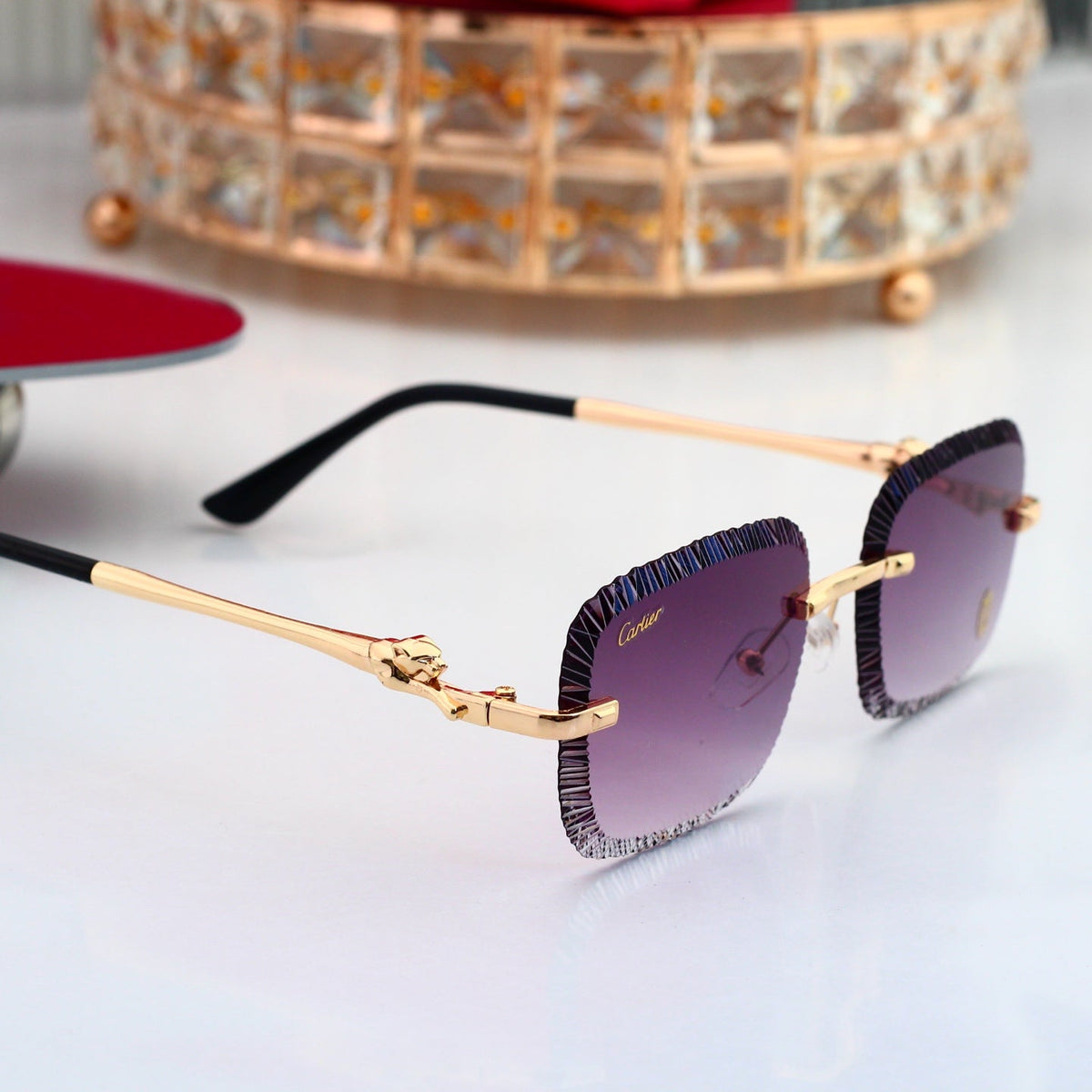 6 Colors Diamond Cut Fashion Sunglasses—00368
