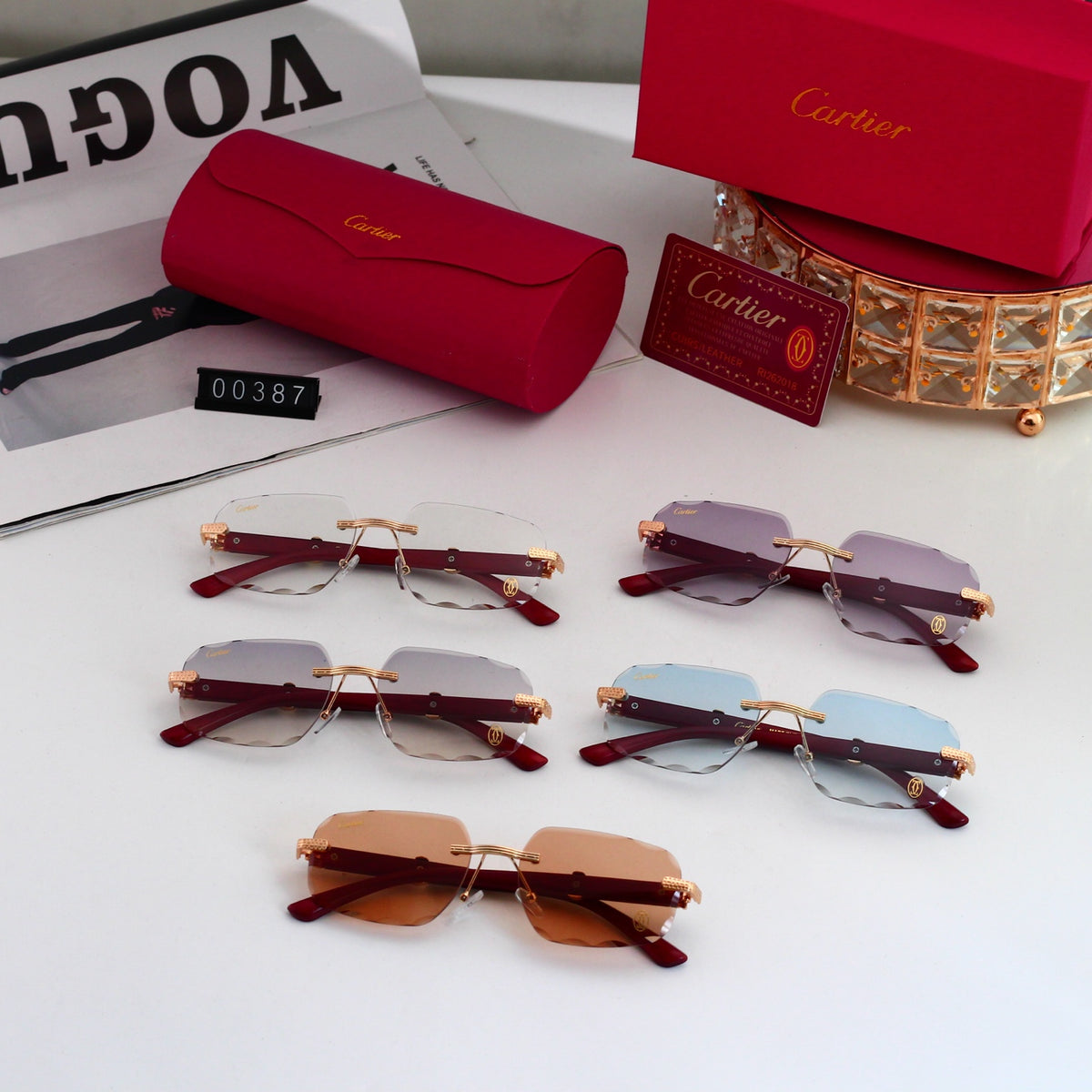 5 Colors Fashion Sunglasses 00387