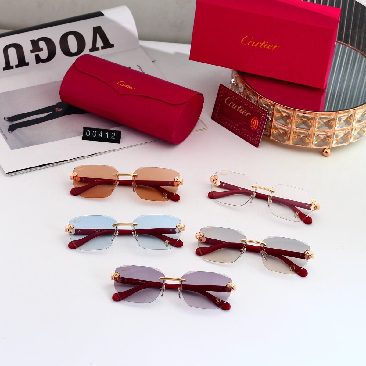 5 Colors Fashion Sunglasses 00412