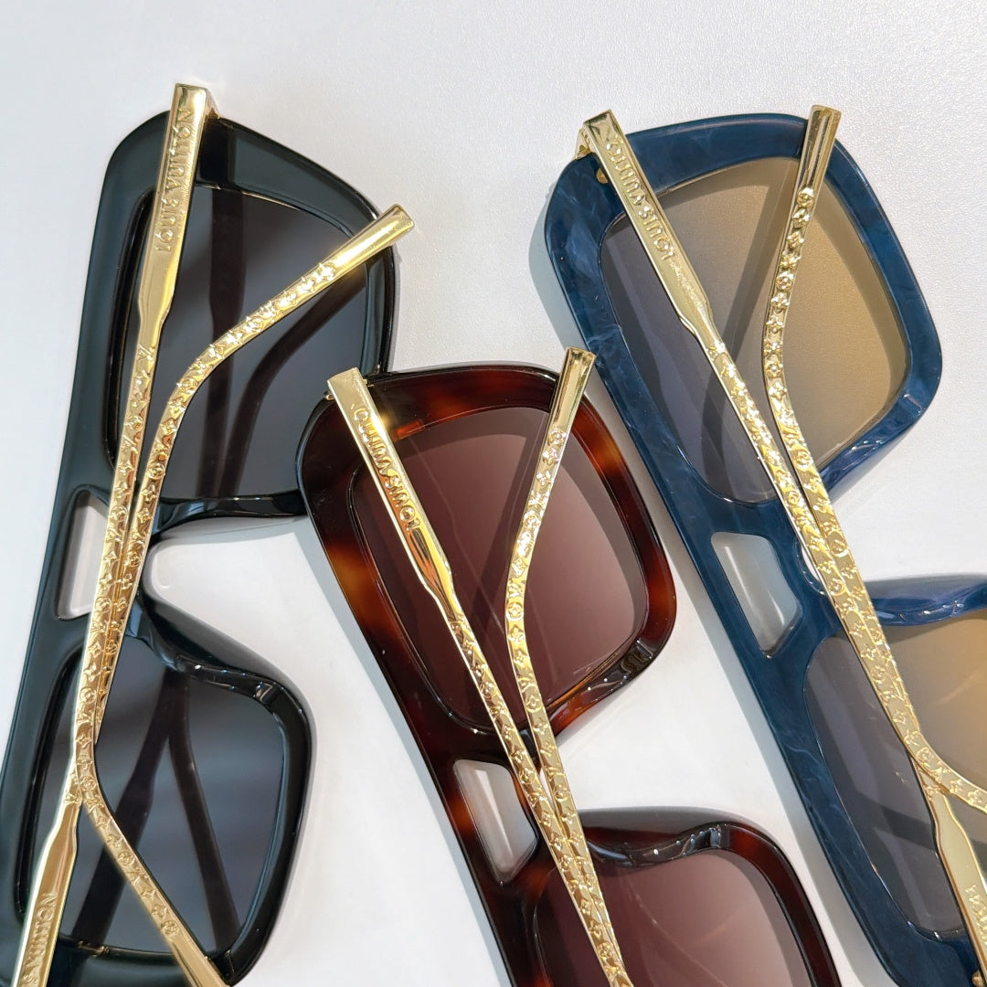 High-quality 6-color stylish square sunglasses