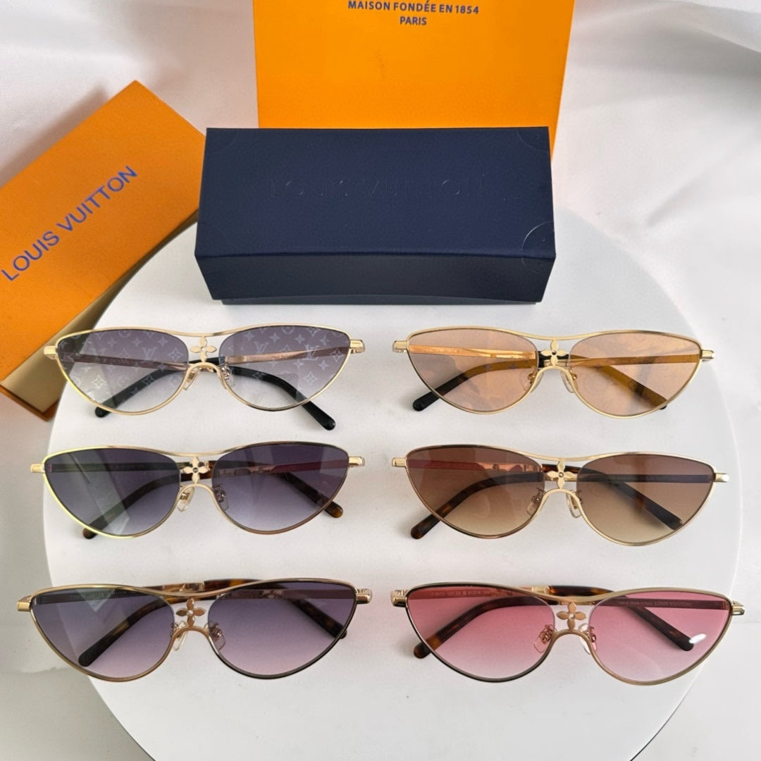 High-quality 6-color stylish triangle sunglasses