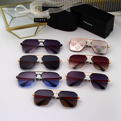 Fashion Gold Thin Frame Sunglasses