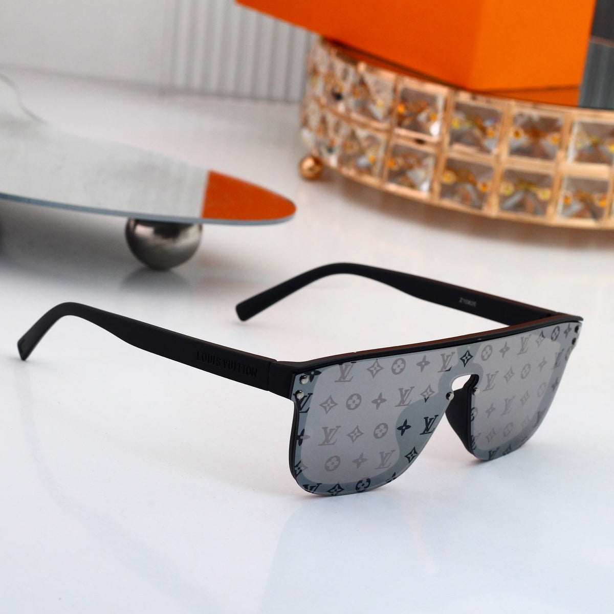 9 Colors Printed Fashion Sunglasses—1082