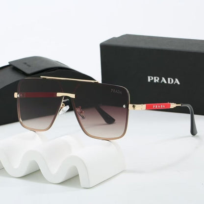 One-piece 7 Colors Fashion mental Sunglasses