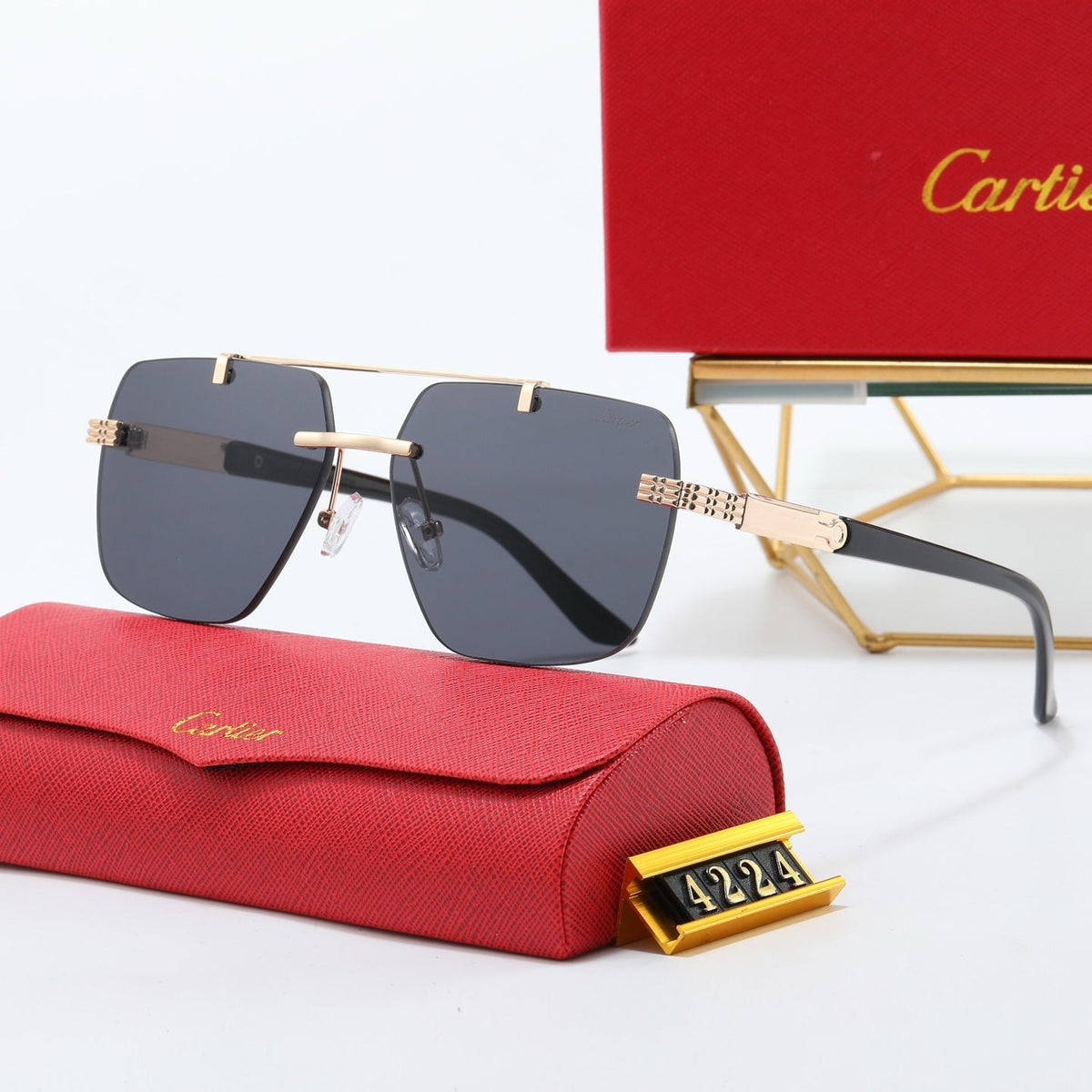One piece pilot sunglasses 4224