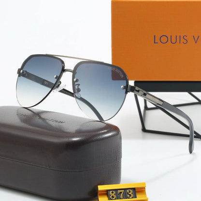 Metal Pilot Multi Color Sunglasses 873