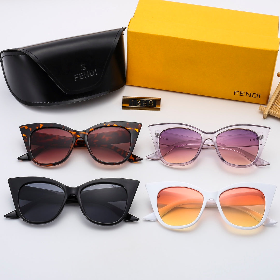 4 Colors Stylish Solid Color Sunglasses  — 1399
