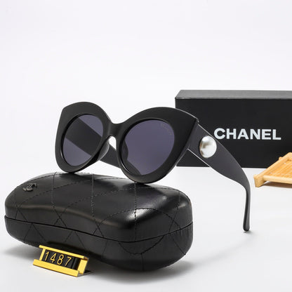 4 Colors Stylish Round Solid Color Sunglasses  — 1487
