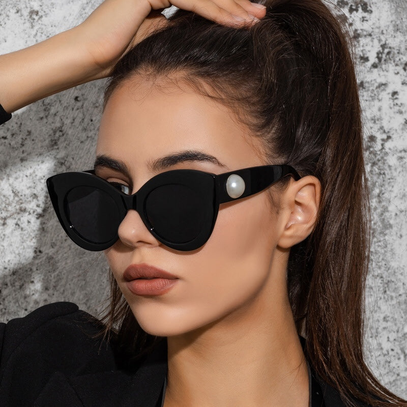 4 Colors Stylish Round Solid Color Sunglasses  — 1487