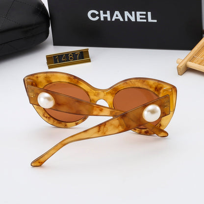 4 Colors Stylish Round Solid Color Sunglasses  — 1487