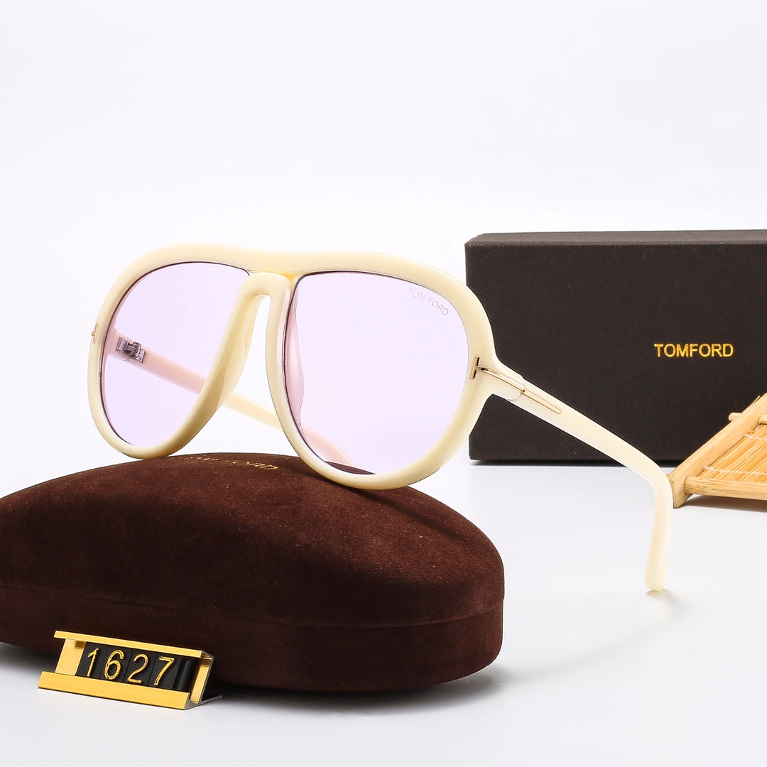 8 Colors Fashion Oval-Shaped Sunglasses—1627