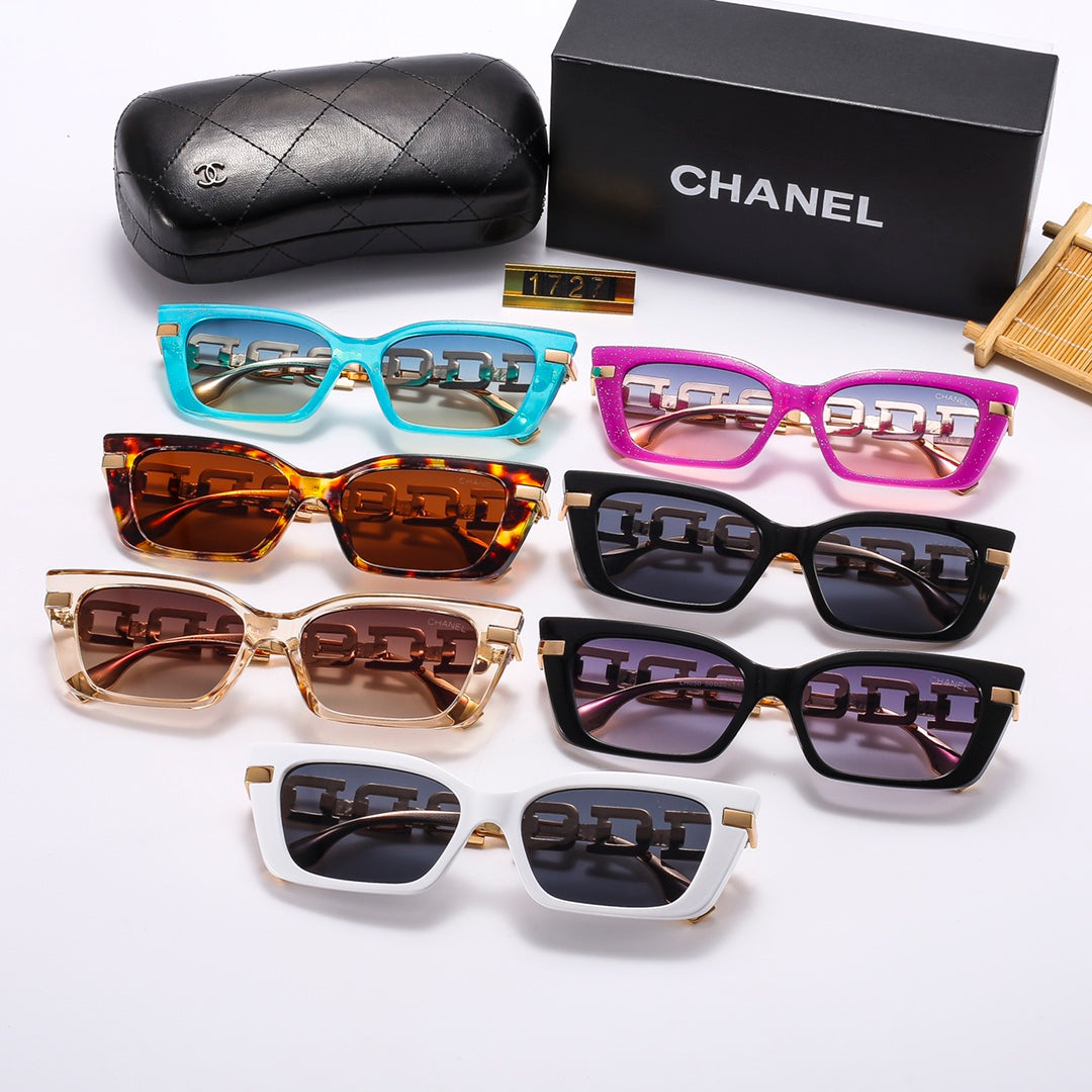 7-Color Stylish Chain-Frame Sunglasses — 1727