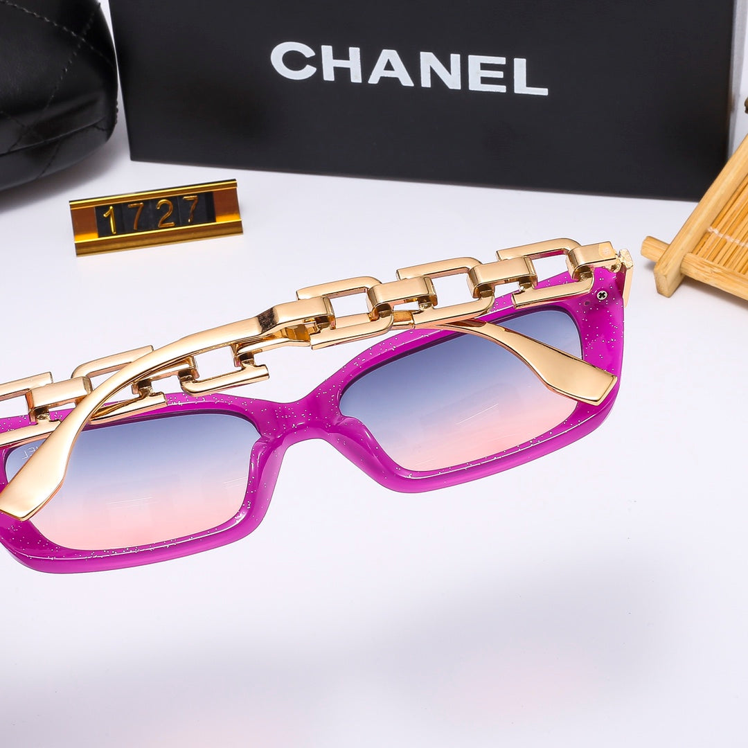 7-Color Stylish Chain-Frame Sunglasses — 1727
