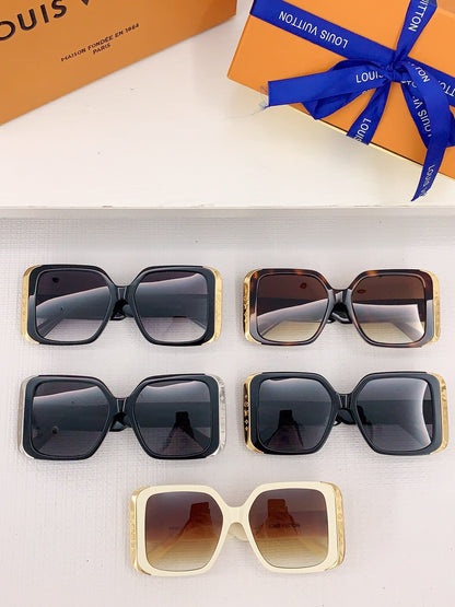 High-quality 5-color stylish square sunglasses