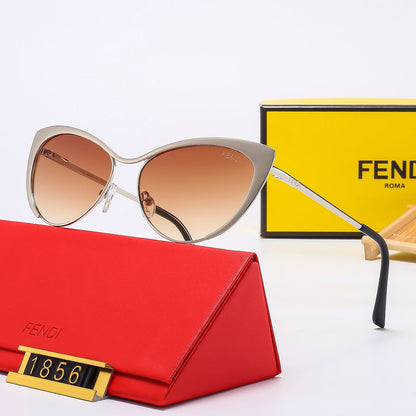 5 Colors Stylish Metal Temple Sunglasses — 1856