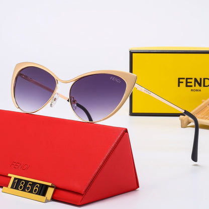 5 Colors Stylish Metal Temple Sunglasses — 1856